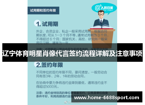 辽宁体育明星肖像代言签约流程详解及注意事项